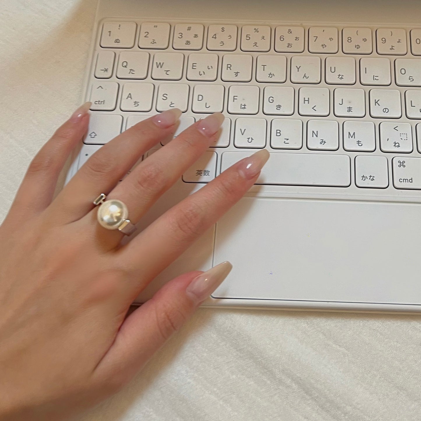 design pearl ring デザインパールリング